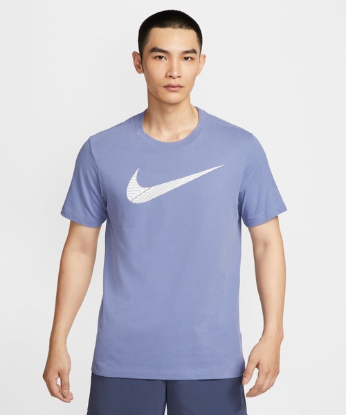 NIKE（ナイキ）の「ナイキ  DF 2 YR スウッシュ S/S NIKE（Tシャツ/カットソー・メンズ・ブラック/ホワイト/ブルーグレー・S/M/L/LL/3L）」の3枚目の写真