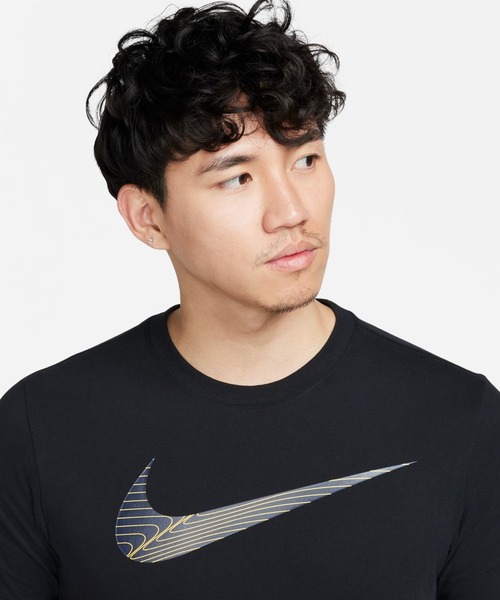 NIKE（ナイキ）の「ナイキ  DF 2 YR スウッシュ S/S NIKE（Tシャツ/カットソー・メンズ・ブラック/ホワイト/ブルーグレー・S/M/L/LL/3L）」の9枚目の写真