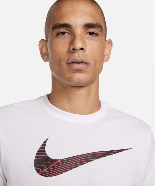 NIKE（ナイキ）の「ナイキ  DF 2 YR スウッシュ S/S NIKE（Tシャツ/カットソー・メンズ・ブラック/ホワイト/ブルーグレー・S/M/L/LL/3L）」の6枚目の写真