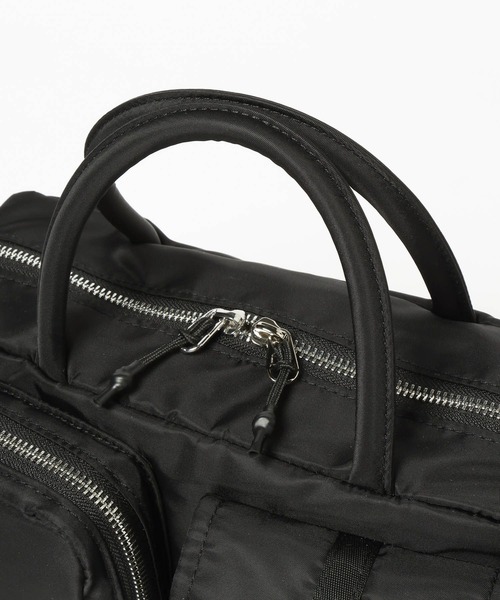 BAYFLOW（ベイフロー）の「[500mlのペットボトルも入る]フロントＷポケットボストンバッグ（ハンドバッグ・レディース・ライトグレー/ブラック/バーガンディー/ライトベージュ・FREE）」の22枚目の写真