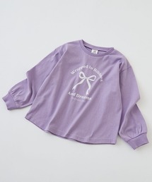 Tシャツ/カットソー（パープル/紫色系・長袖）ファッション通販