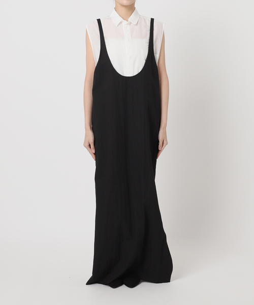 CITYSHOP（シティーショップ）の「OPPOSITE CAMI DRESS：ワンピース（ワンピース・レディース・ブラック/チャコールグレー・38/36）」の10枚目の写真