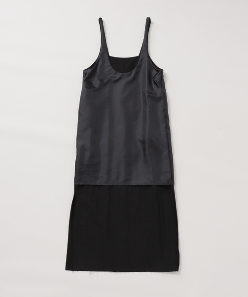 CITYSHOP（シティーショップ）の「OPPOSITE CAMI DRESS：ワンピース（ワンピース・レディース・ブラック/チャコールグレー・38/36）」の19枚目の写真