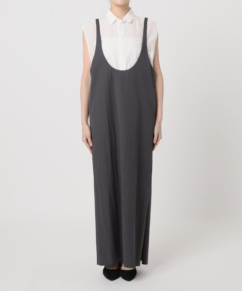 CITYSHOP（シティーショップ）の「OPPOSITE CAMI DRESS：ワンピース（ワンピース・レディース・ブラック/チャコールグレー・38/36）」の20枚目の写真