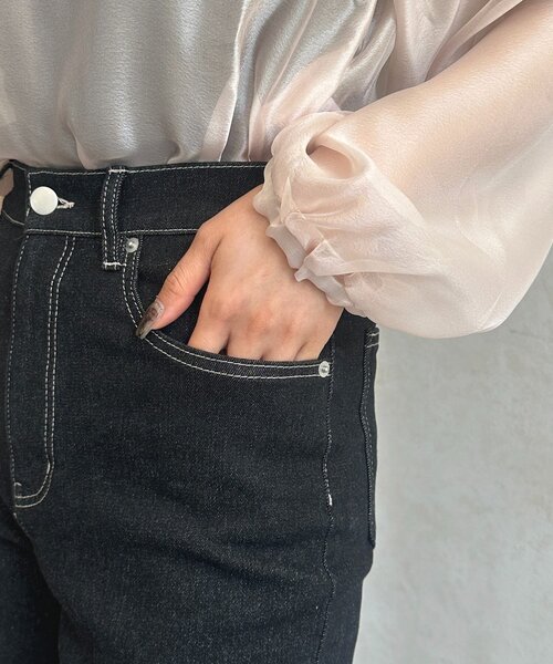 Thevon（ゼボン）の「セミフレアデニム（その他パンツ・レディース・ブラック/ブルー・S/M）」の13枚目の写真