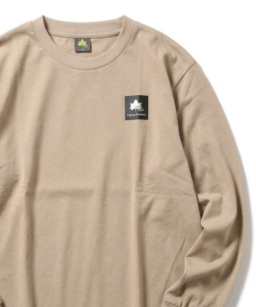 LOGOS(ロゴス)の「2026SS LOGOS/ロゴス ワンポイントボックスロゴ ロングスリーブTシャツ ロンT レディース メンズ(Tシャツ/カットソー・メンズ・ブラウン/ワインレッド/ネイビー/アイボリー/カーキ/ブラック/グレー/ライトブルー/ベージュ・M/L/LL)」の5枚目の写真