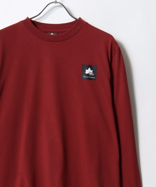 セール】2025AW LOGOS/ロゴス ワンポイントBOXロゴ ロンT 長袖
