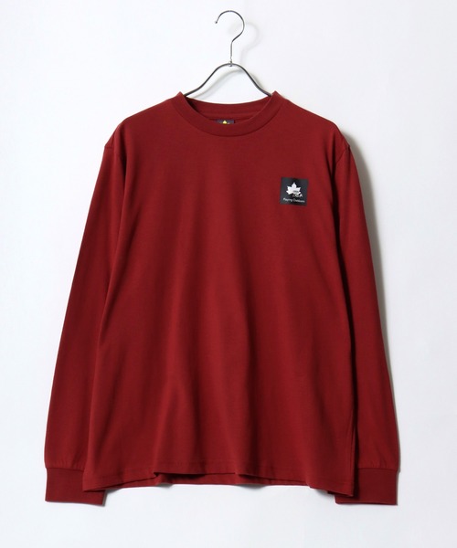 LOGOS(ロゴス)の「2026SS LOGOS/ロゴス ワンポイントBOXロゴ ロンT 長袖 ロングスリーブTシャツ レディース メンズ(Tシャツ/カットソー・メンズ・ブラウン/ワインレッド/ネイビー/アイボリー/カーキ/ブラック・M/L/LL)」の12枚目の写真