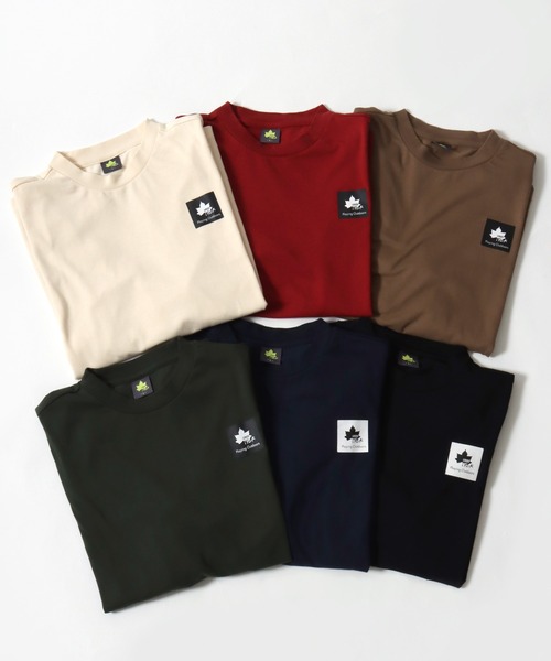 LOGOS(ロゴス)の「2026SS LOGOS/ロゴス ワンポイントBOXロゴ ロンT 長袖 ロングスリーブTシャツ レディース メンズ(Tシャツ/カットソー・メンズ・ブラウン/ワインレッド/ネイビー/アイボリー/カーキ/ブラック・M/L/LL)」の9枚目の写真