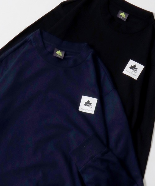 LOGOS(ロゴス)の「2026SS LOGOS/ロゴス ワンポイントBOXロゴ ロンT 長袖 ロングスリーブTシャツ レディース メンズ(Tシャツ/カットソー・メンズ・ブラウン/ワインレッド/ネイビー/アイボリー/カーキ/ブラック・M/L/LL)」の22枚目の写真