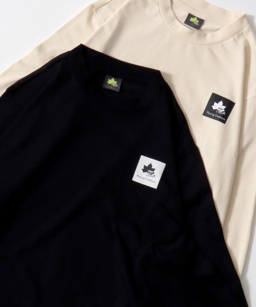 LOGOS(ロゴス)の「2026SS LOGOS/ロゴス ワンポイントBOXロゴ ロンT 長袖 ロングスリーブTシャツ レディース メンズ(Tシャツ/カットソー・メンズ・ブラウン/ワインレッド/ネイビー/アイボリー/カーキ/ブラック・M/L/LL)」の21枚目の写真