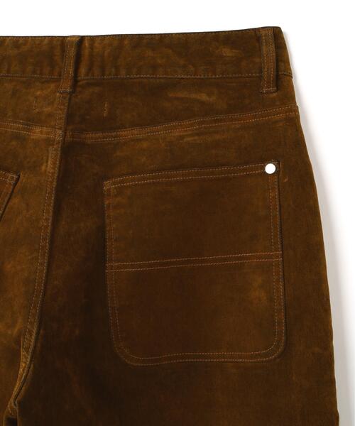 DANKE SCHON(ダンケシェーン)の「DankeSchon/ダンケシェーン/FLOCKY DENIM FLARE CARGO PANTS(デニムパンツ・メンズ・ブラック/ブラウン・S/M/L)」の11枚目の写真