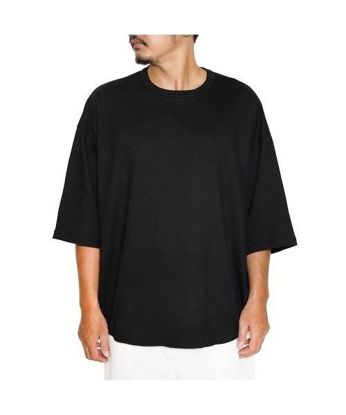 CALEE（キャリー）の「5 LENGTH SLEEVE DROP SHOULDER CS（Tシャツ/カットソー・メンズ・グレー/アイボリー/ブラック・X-LARGE/LARGE/MEDIUM）」の2枚目の写真