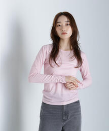 NATURAL BEAUTY BASIC | ◇【Oggi号掲載】シアーカットソーシリーズ クルーネック(Tシャツ/カットソー)
