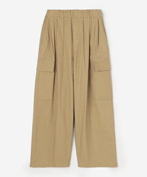 nicholson&nicholson（ニコルソンアンドニコルソン）の「nicholson & nicholson | コットン ツイルワイドカーゴパンツ WOMEN（カーゴパンツ）」