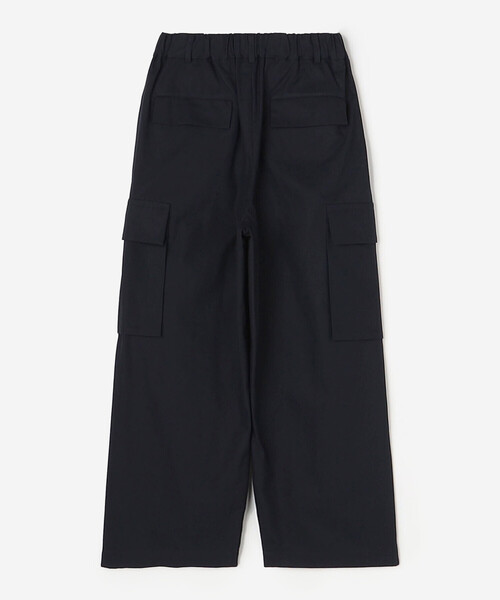 nicholson&nicholson（ニコルソンアンドニコルソン）の「nicholson & nicholson | コットン ツイルワイドカーゴパンツ WOMEN（カーゴパンツ・レディース・ネイビー/ベージュ・36）」の15枚目の写真