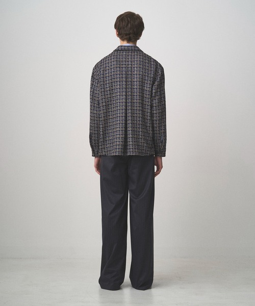Juha（ユハ）の「SUMMER TWEED JACKET（ブルゾン・メンズ・ブラック/ネイビー・3/4）」の7枚目の写真