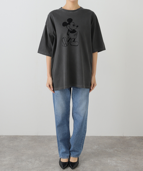 OUTDOOR PRODUCTS（アウトドアプロダクツ）の「GRS MICKEY MOUSE Tshirts（Tシャツ/カットソー・レディース・ブラウン/スミクロ・FREE）」の3枚目の写真