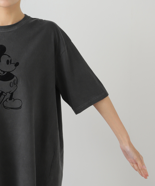 OUTDOOR PRODUCTS（アウトドアプロダクツ）の「GRS MICKEY MOUSE Tshirts（Tシャツ/カットソー・レディース・ブラウン/スミクロ・FREE）」の8枚目の写真