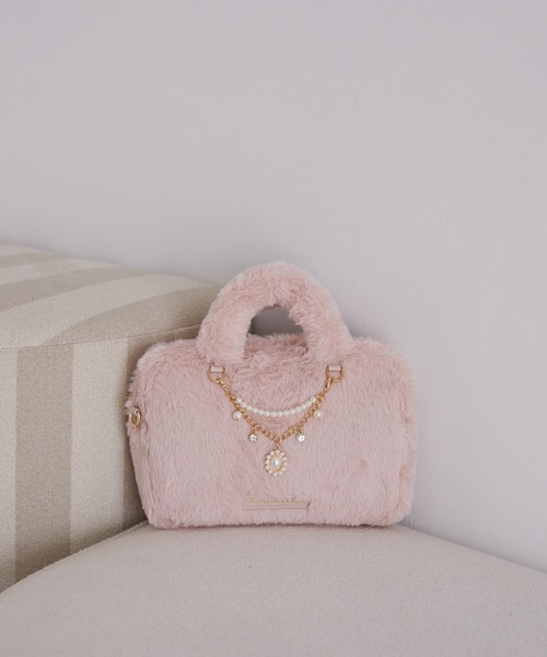Maison de FLEUR パープル　ボストンバッグ Amazon | [メゾン ド フルール] バッグ FLEURモノグラムハーフ