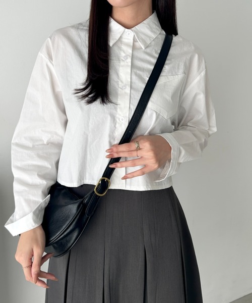 wears(ウェアーズ)の「PUコンパクトショルダーバッグ(ショルダーバッグ・レディース・ブラック/ブラウン・FREE)」の6枚目の写真