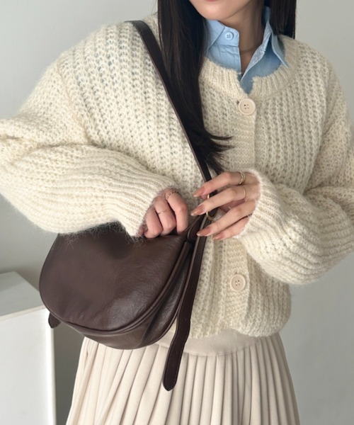 wears(ウェアーズ)の「PUコンパクトショルダーバッグ(ショルダーバッグ・レディース・ブラック/ブラウン・FREE)」の15枚目の写真