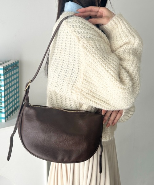 wears(ウェアーズ)の「PUコンパクトショルダーバッグ(ショルダーバッグ・レディース・ブラック/ブラウン・FREE)」の16枚目の写真
