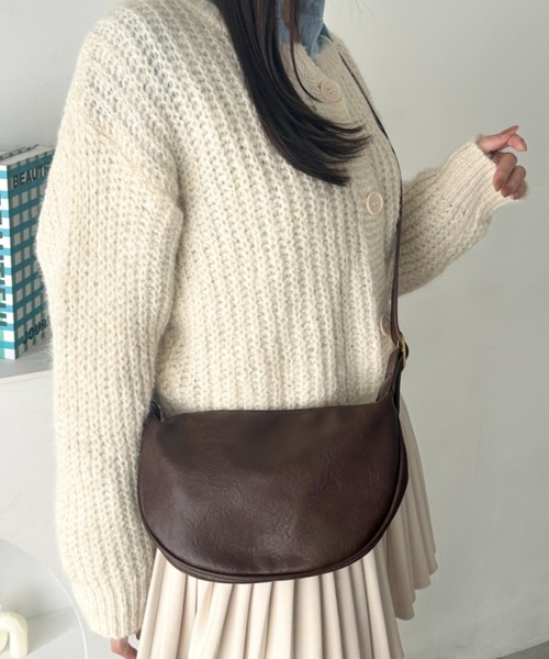 wears(ウェアーズ)の「PUコンパクトショルダーバッグ(ショルダーバッグ・レディース・ブラック/ブラウン・FREE)」の21枚目の写真