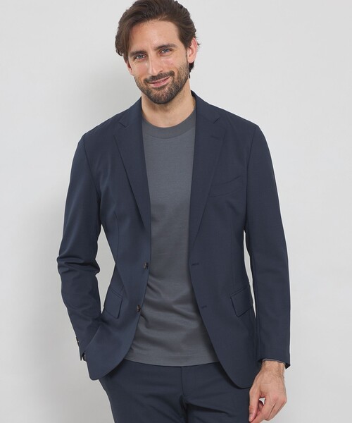 MACKINTOSH LONDON(マッキントッシュ ロンドン)の「【BREASY JACKET】2WAYストレッチ千鳥セットアップジャケット(テーラードジャケット・メンズ・ブラウン系その他6/ネイビー・40/38/36)」の1枚目の写真