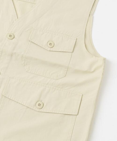 ITEMS URBANRESEARCH(アイテムズ アーバンリサーチ)の「マルチポケットVネックベスト(ベスト・メンズ・アイボリー/ベージュ・LARGE/MEDIUM)」の8枚目の写真