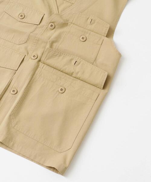 ITEMS URBANRESEARCH(アイテムズ アーバンリサーチ)の「マルチポケットVネックベスト(ベスト・メンズ・アイボリー/ベージュ・LARGE/MEDIUM)」の14枚目の写真