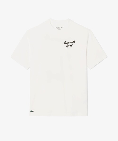 LACOSTE(ラコステ)の「ラコステゴルフウルトラドライバックプリントTシャツ(Tシャツ/カットソー・メンズ・ホワイト・3/4/5)」の8枚目の写真