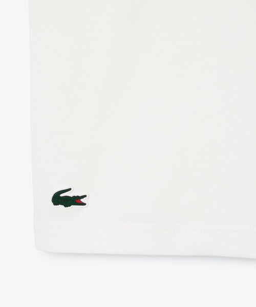 LACOSTE(ラコステ)の「ラコステゴルフウルトラドライバックプリントTシャツ(Tシャツ/カットソー・メンズ・ホワイト・3/4/5)」の3枚目の写真