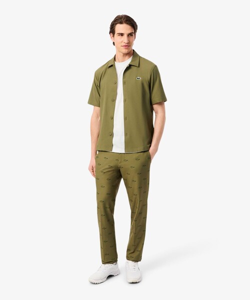 LACOSTE(ラコステ)の「ラコステゴルフウルトラドライバックプリントTシャツ(Tシャツ/カットソー・メンズ・ホワイト・3/4/5)」の7枚目の写真