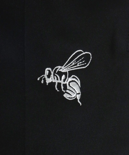 Salong hameu(サロン ハミュー)の「蜂さんワンポイント刺繍サイドライン タックワイドジャージパンツ/トラックパンツ メンズ レディース ユニセックス(その他パンツ・メンズ・ブラック/ブラウン/アイボリー・L/M)」の10枚目の写真