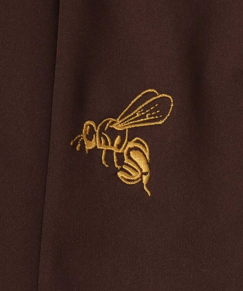 Salong hameu(サロン ハミュー)の「蜂さんワンポイント刺繍サイドライン タックワイドジャージパンツ/トラックパンツ メンズ レディース ユニセックス(その他パンツ・メンズ・ブラック/ブラウン/アイボリー・L/M)」の14枚目の写真