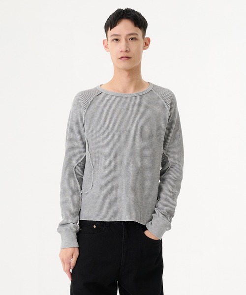 NVRFRGT】WAFFLE THERMAL LONG SLEEVE T-SHIRT（Tシャツ/カットソー