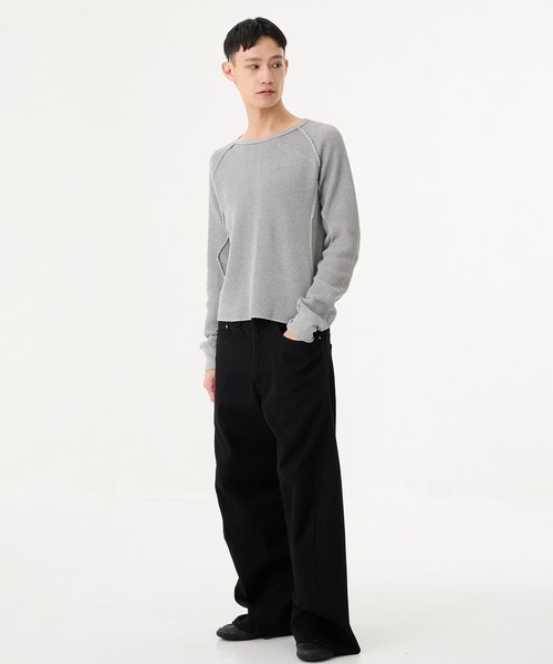 NVRFRGT】WAFFLE THERMAL LONG SLEEVE T-SHIRT（Tシャツ