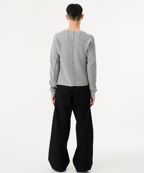 トップス NVRFRGT LONG SLEEVE T-SHIRT NVRFRGT】別注 PANELED LONG SLEEVE T-SHIRT（Tシャツ