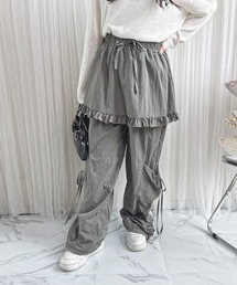 frunco（フランコ）の「【ZOZO限定】スカートレイヤーナイロンパンツ（その他パンツ）」