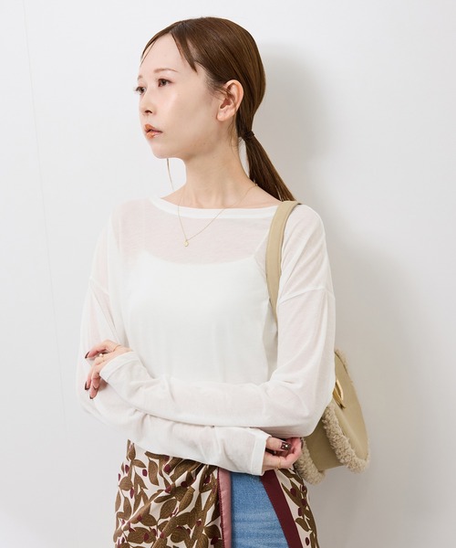 セール】シアーロングスリーブTシャツ（Tシャツ/カットソー）｜ROPE