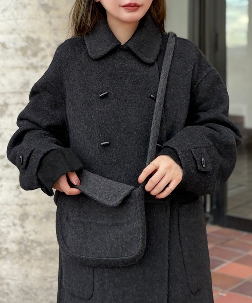LAULEN（ローレン）の「toggle button double breasted coat /トグル