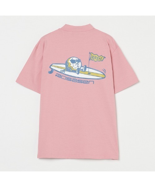 セール】【Rosasen/GOLF】HERITECH BALL BOY ソロナ 半袖モックネック