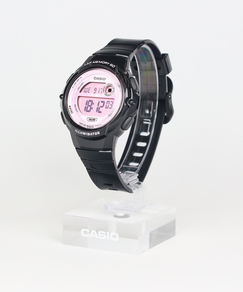 CASIO(カシオ)の「CASIO Collection / LWS-1200H-1A2JF(デジタル腕時計・レディース・ブラック×ピンク・FREE)」の7枚目の写真
