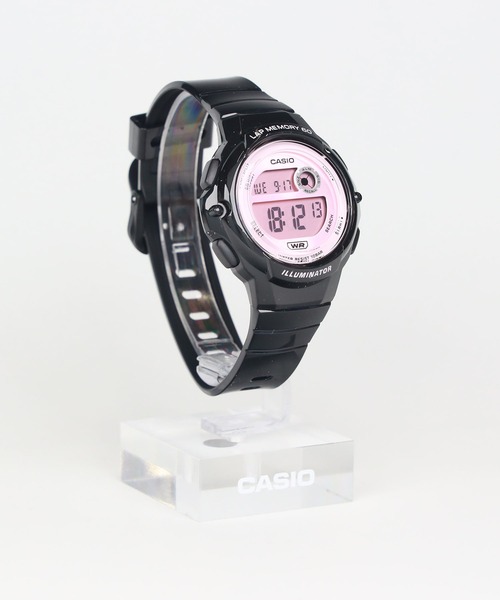 CASIO(カシオ)の「CASIO Collection / LWS-1200H-1A2JF(デジタル腕時計・レディース・ブラック×ピンク・FREE)」の6枚目の写真