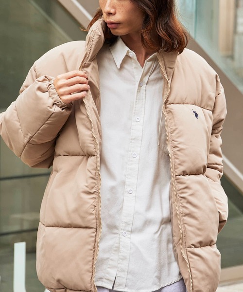U.S. POLO ASSN.(ユーエスポロアッスン)の「U.S. POLO ASSN./ユーエスポロアッスン ワンポイントロゴ 中綿ジャケット 冬服(ダウンジャケット/コート・メンズ・ブラック/ベージュ/アイボリー・LL/M/L)」の7枚目の写真