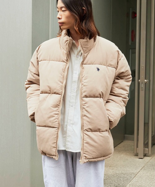 U.S. POLO ASSN.(ユーエスポロアッスン)の「U.S. POLO ASSN./ユーエスポロアッスン ワンポイントロゴ 中綿ジャケット 冬服(ダウンジャケット/コート・メンズ・ブラック/ベージュ/アイボリー・LL/M/L)」の5枚目の写真