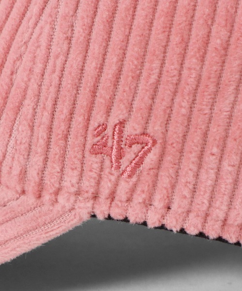'47（フォーティーセブン）の「’47BRANDフォーティーセブン コーデュロイキャップ クリーンナップ MLB（キャップ・メンズ・グレー/ピンク/ホワイト・FREE）」の21枚目の写真
