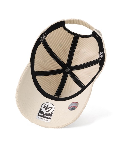 '47（フォーティーセブン）の「’47BRANDフォーティーセブン コーデュロイキャップ クリーンナップ MLB（キャップ・メンズ・グレー/ピンク/ホワイト・FREE）」の7枚目の写真