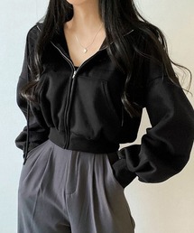 ReRe（リリ）の「ゆるジップアップパーカー（パーカー）」